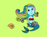 Sirena e il suo pesce