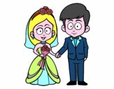 La sposa e lo sposo.