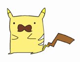 Pikachu con i baffi