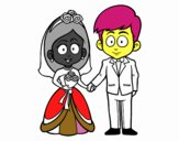 La sposa e lo sposo.