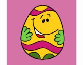 Uovo di Pasqua felice