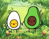 Uovo e avocado