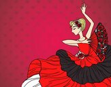 Donna flamenco