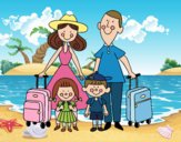 Una famiglia in vacanza